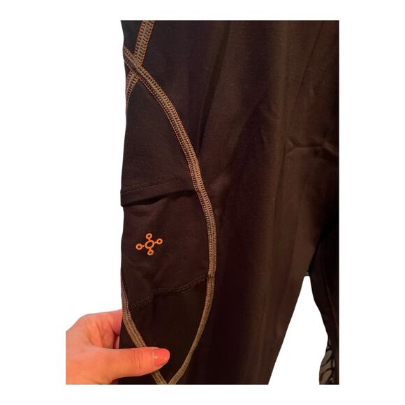 Tommie Copper, Cool Copper, Velocity Performance Running Tights Black Size XL - Picture 3 of 6